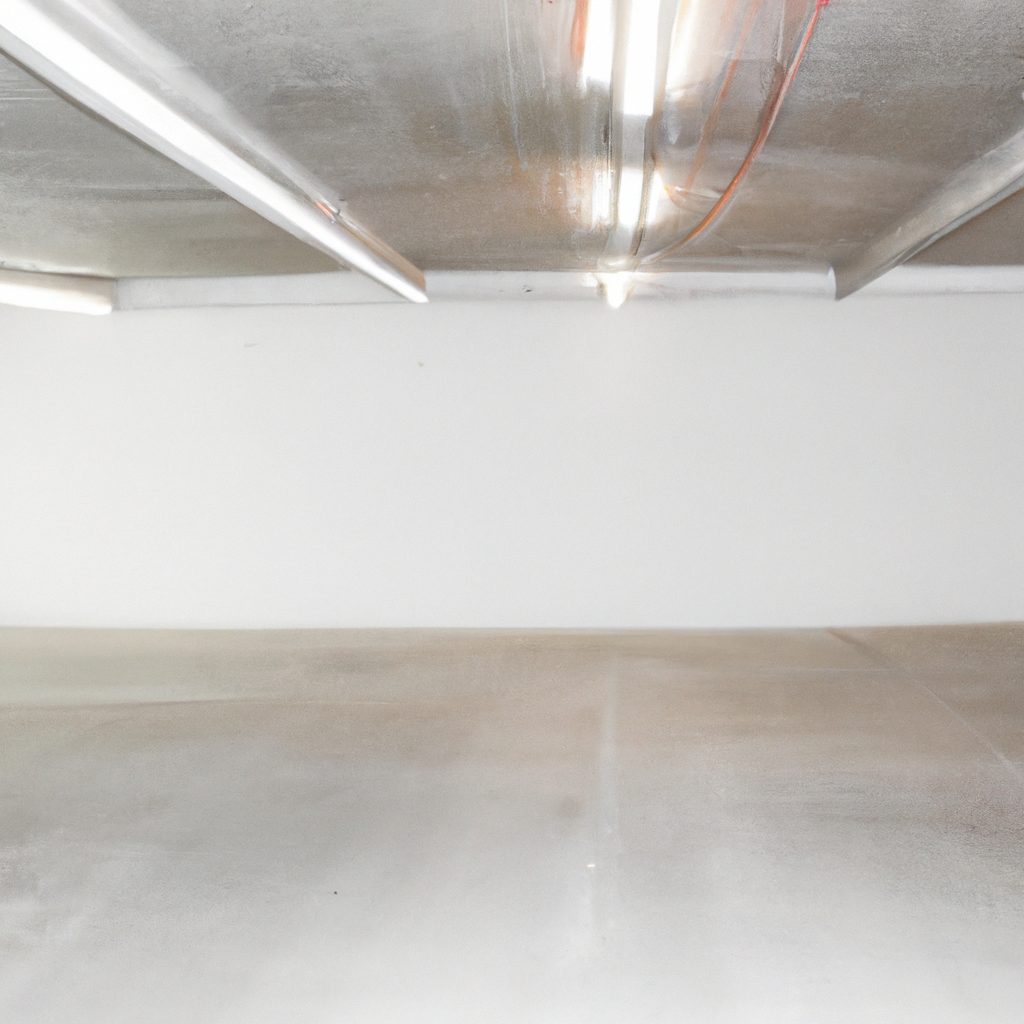 Empty detailing bay with clean concrete and soft light