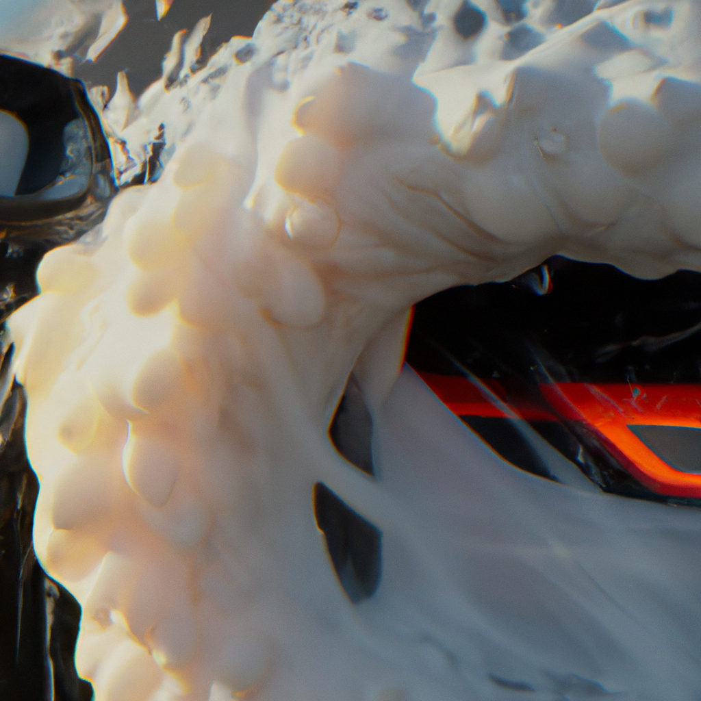 Sedan exterior foam wash